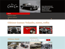 Tablet Screenshot of fine-classic-cars.ch